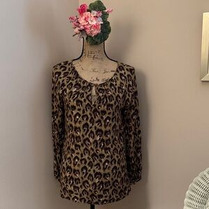 Leopard Print Women's Top